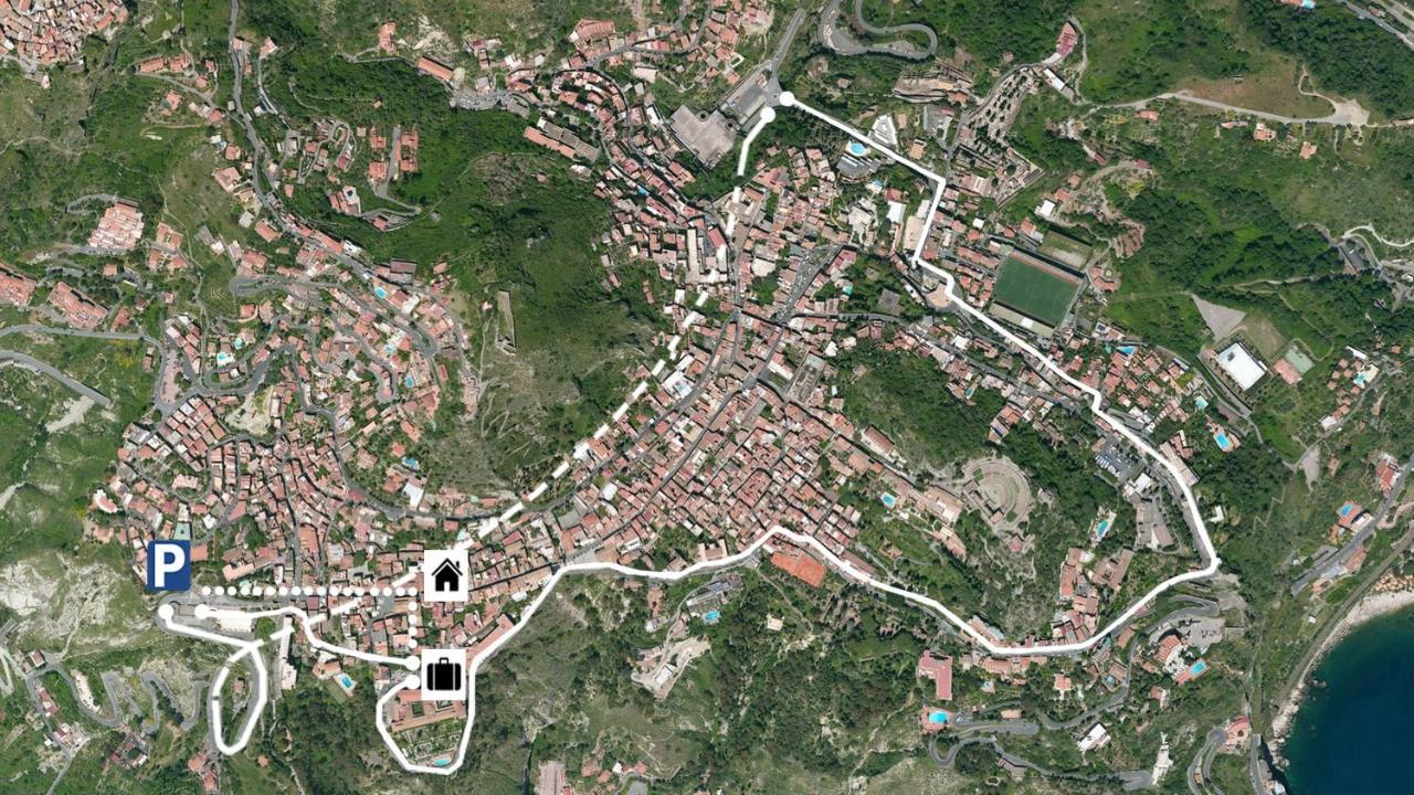 陶尔米纳Casa San Domenico公寓 外观 照片